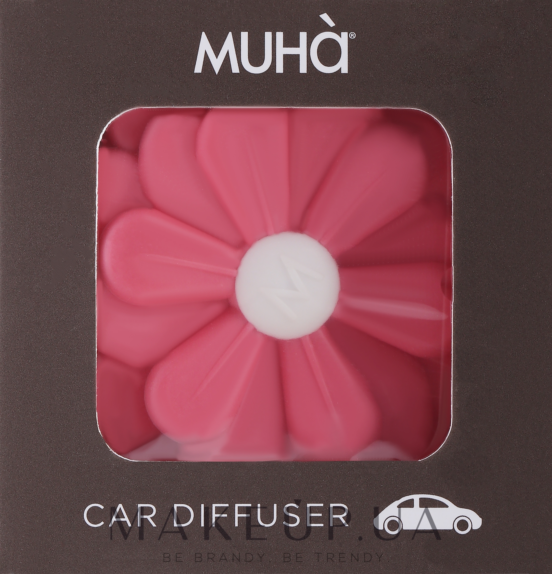 Автомобильный ароматизатор - Muha Car Flower Fucsia Uva & Fragola — фото 14.5g
