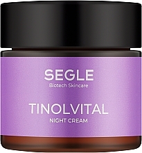 Нічний крем проти старіння шкіри обличчя - Segle Tinolvital Night Cream — фото N1