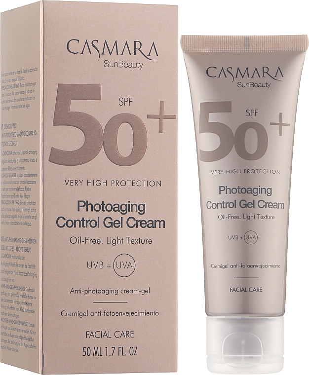 Гель-крем для лица "Контроль фотостарения" - Casmara Photo-Aging Control Gel Cream SPF50 — фото N2