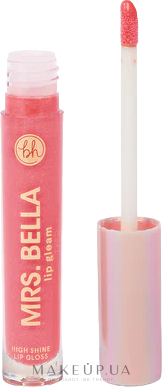 Блеск для губ - BH Cosmetics Mrs. Bella Lip Gleam High Shine Lipgloss — фото Golden Peach