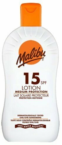 Солнцезащитный лосьон для тела - Malibu Sun Lotion SPF15 — фото N1