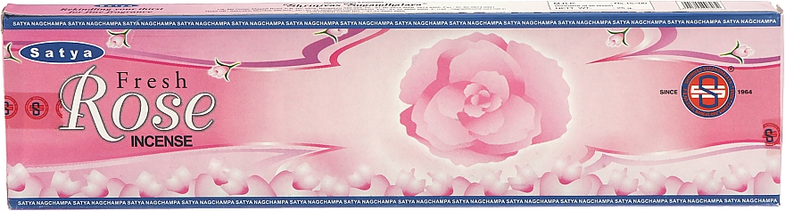 Благовония "Роза" - Satya Fresh Rose Incense