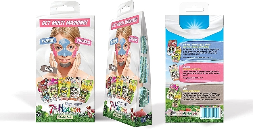 Набор масок для лица, 5 продуктов - 7th Heaven Multi Masking Multipack — фото N2