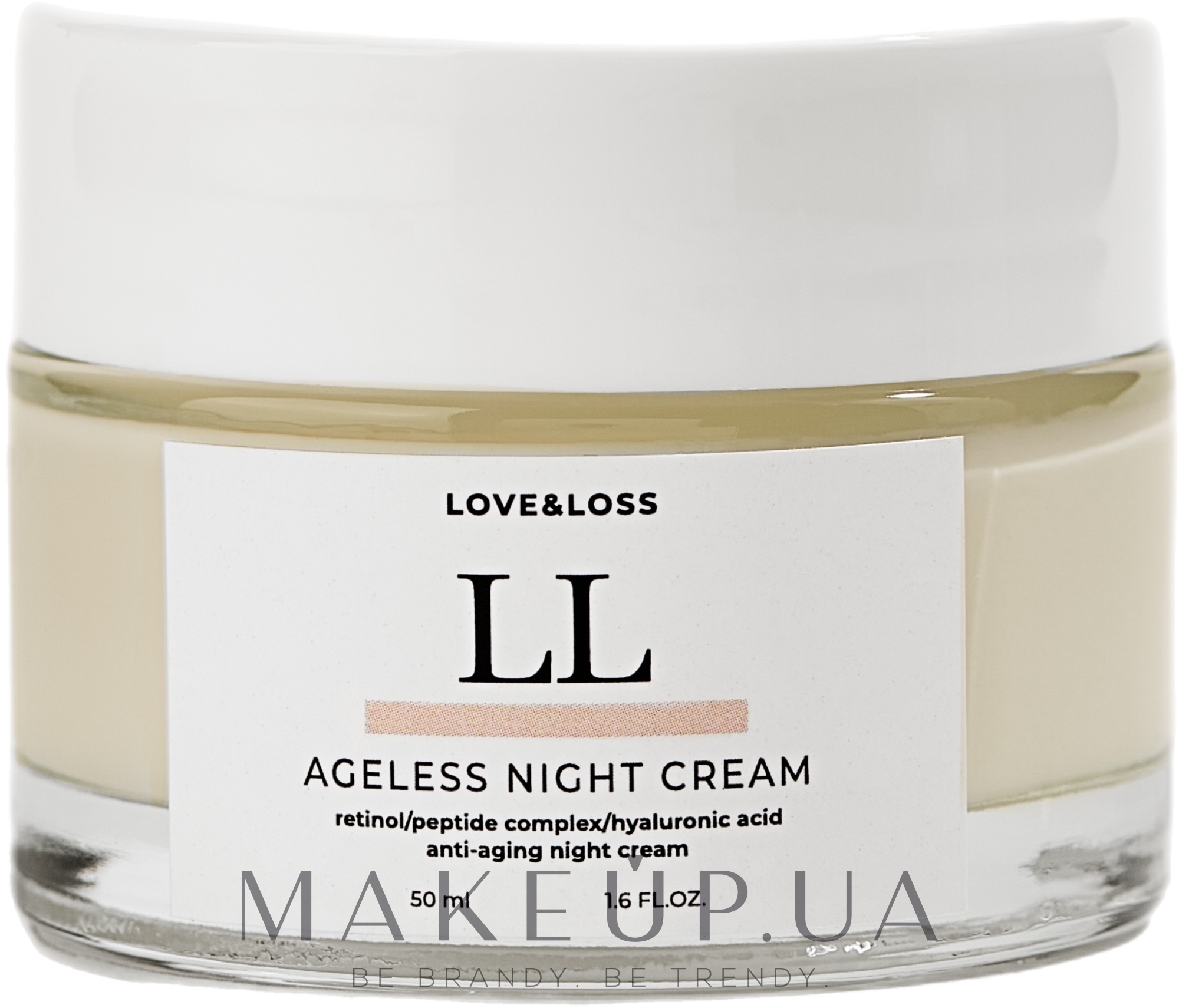 Антивіковий нічний крем для обличчя - Love&Loss Ageless Night Cream — фото 50ml