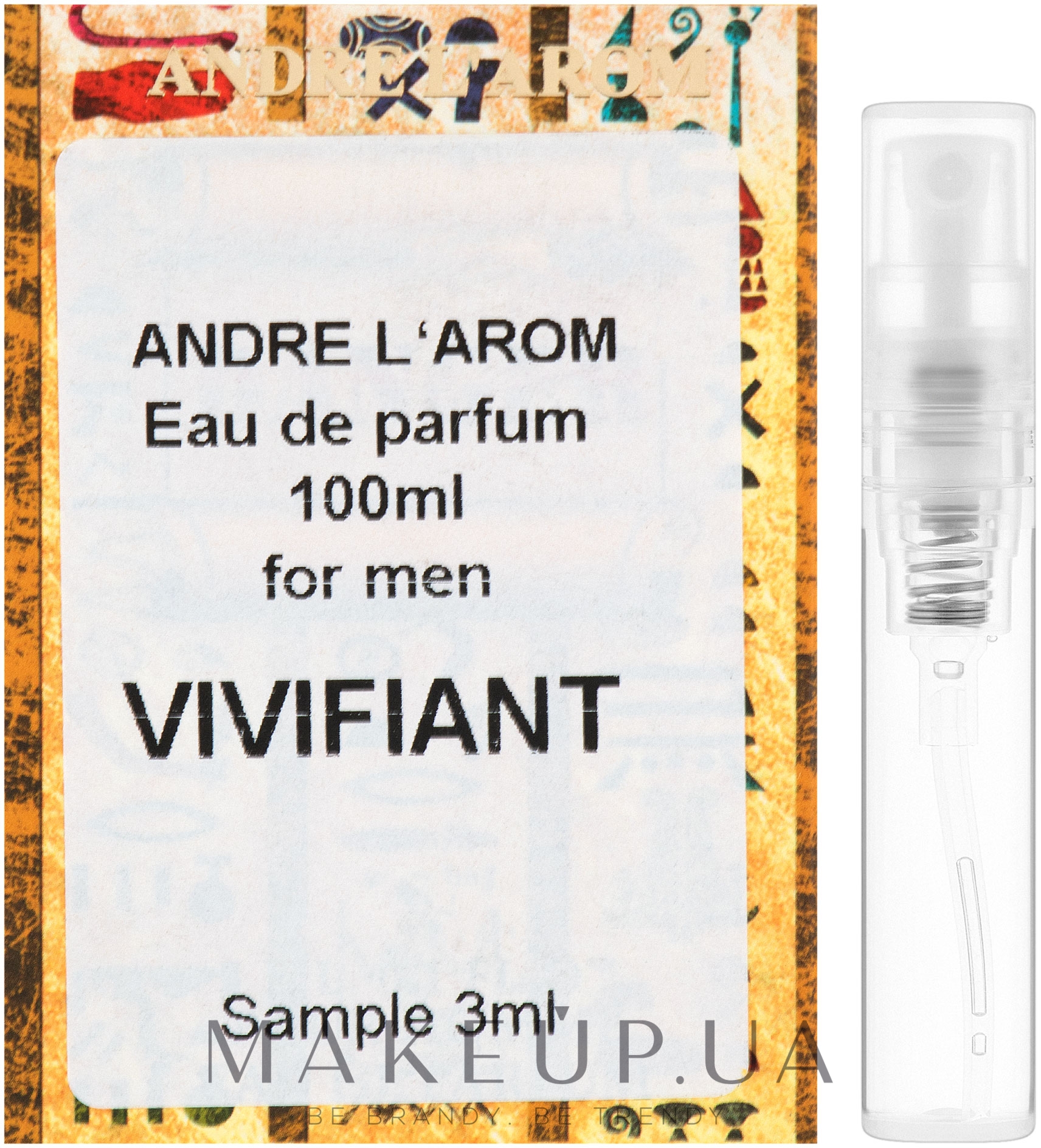Andre L`Arom Eau "Vivifiant" - Парфюмированная вода (пробник) — фото 3ml