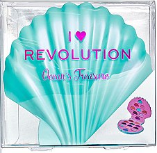 Духи, Парфюмерия, косметика Палетка теней для век, 21 оттенков - I Heart Revolution Ocean’s Treasure Palette