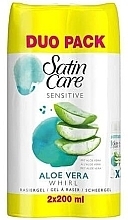 Гель для бритья для чувствительной кожи - Gillette Satin Care Sensitive Skin Aloe Vera  — фото N1