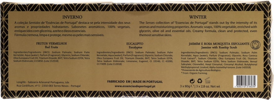 Набір - Essencias De Portugal Aromas Collection Winter Set (soap/3x80g) — фото N2