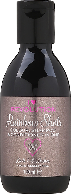 Временная краска-шампунь для волос - I Heart Revolution Rainbow Shots