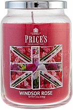 Парфумерія, косметика Свічка в банці - Price's Candles Windsor Rose Jar Candle