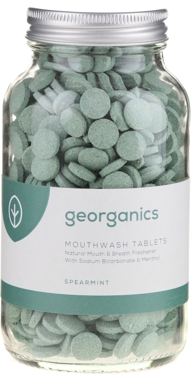 Таблетки для полоскания рта "Мята" - Georganics Mouthwash Tablets Spearmint