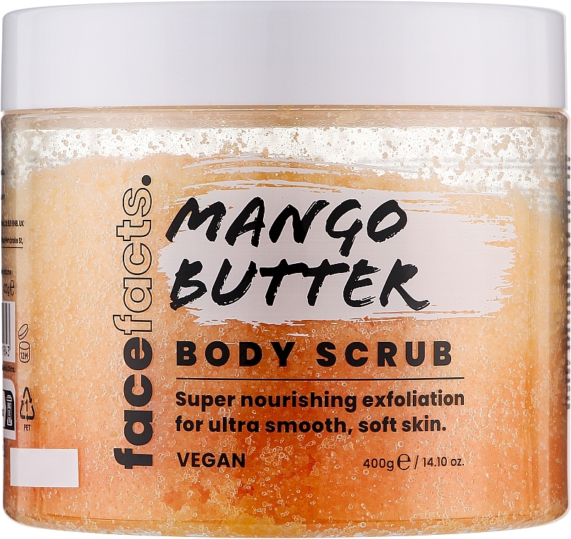 Скраб для тела "Манговое масло" - Face Facts Body Scrubs Mango Butter — фото N1