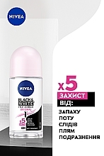 Антиперспірант кульковий "Чорне та біле. Невидимий" - NIVEA Invisible Black & White Original — фото N3