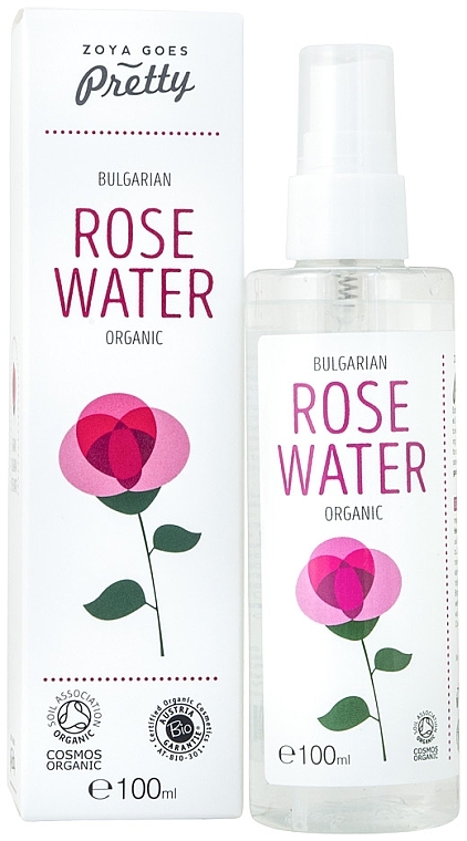 Органическая розовая вода - Zoya Goes Organic Bulgarian Rose Water — фото N3