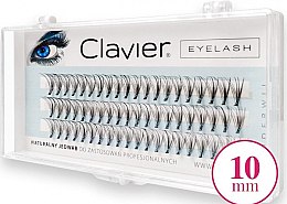 Накладні вії, 10 мм - Clavier Eyelash — фото N1