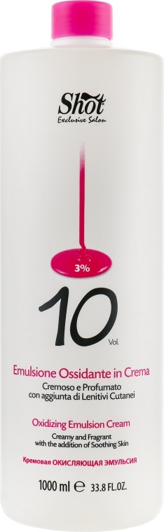 Мягкий проявитель - Shot Scented Oxi Emulsion Cream 10 Vol — фото N1