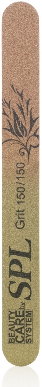 Пилка для ногтей 150/150, CF-620, оранжевая - SPL Color Nail File — фото N1