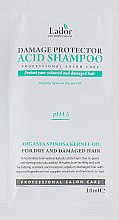 Безлужний шампунь для пошкодженого волосся - La'dor Damage Protector Acid Shampoo (пробник) — фото N1