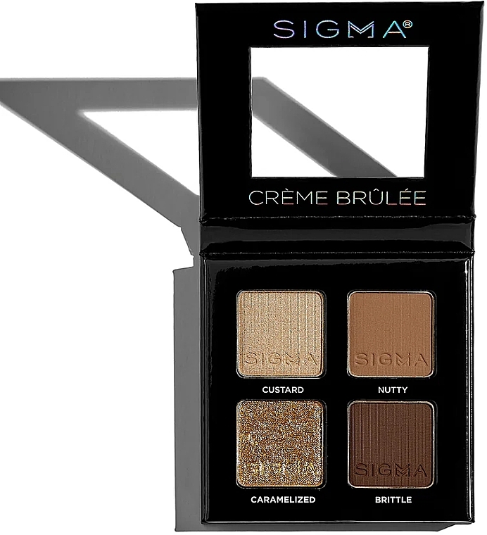 Палетка тіней - Sigma Beauty Creme Brulee Eyeshadow Quad — фото N1