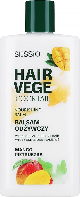 Живильний бальзам "Манго" - Sessio Hair Vege Cocktail Nourishing Balm — фото N1
