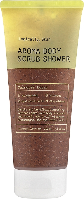 Гель-скраб для душа - Logically, Skin Aroma Body Scrub Shower — фото N1