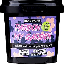 Духи, Парфюмерия, косметика Скраб для тела - Beauty Jar Pardon My Garden Summer Body Scrub