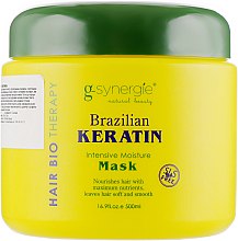 Парфумерія, косметика Маска для волосся з кератином - G-synergie Brazilian Hair Mask