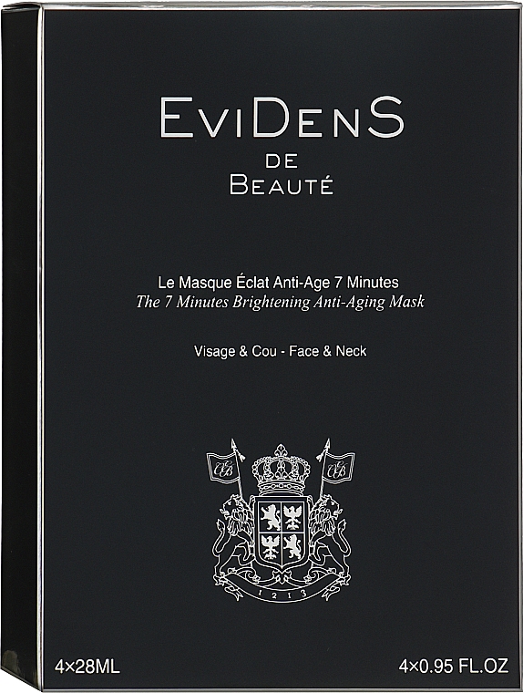 7-ми минутная антивозрастная отбеливающая маска для лица - EviDenS De Beaute The 7 Minutes Anti-Aging Brightening Mask — фото N1