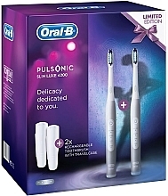 Набор электрических зубных щеток, 2 шт. - Oral-B Pulsonic Slim Luxe 4200 Duo — фото N1