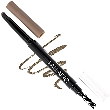 Карандаш для бровей - Palladio Brow Definer Retractable Eyebrow Pencil — фото N1