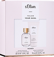 Парфумерія, косметика S.Oliver Follow Your Soul Women - Набір (edt/30ml + sh/gel/75ml)