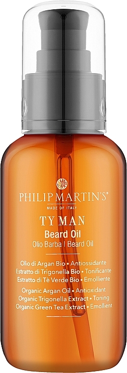 Масло для ухода за бородой - Philip Martin's Ty Man Beard Oil — фото N1