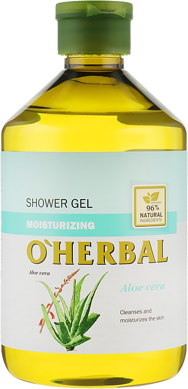 Увлажняющий гель для душа с экстрактом алоэ вера - O'Herbal Moisturizing Shower Gel