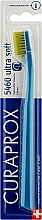 Духи, Парфюмерия, косметика Зубная щетка CS 5460 "Ultra Soft", D 0,10 мм, голубая, салатовая щетина - Curaprox