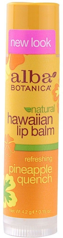 Бальзам для губ "Ананас" - Alba Botanica Natural Hawaiian Lip Balm Refreshing Pineapple Quench