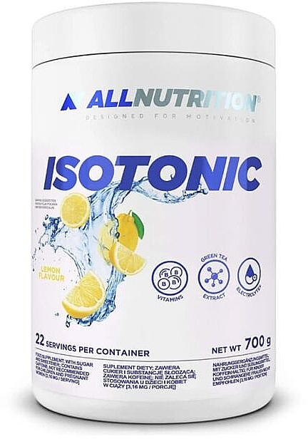 Харчова добавка «Ізотонік. Лимон» - Allnutrition Isotonic Lemon — фото N1