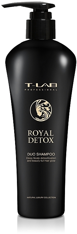 Шампунь для глибокої детоксикації шкіри голови - T-LAB Professional Royal Detox Duo Shampoo — фото N1