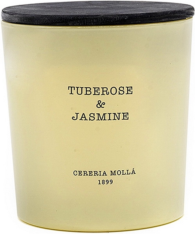 Ароматическая свеча - Cereria Molla Black Tuberose & Jasmine Scented Candle  — фото N1