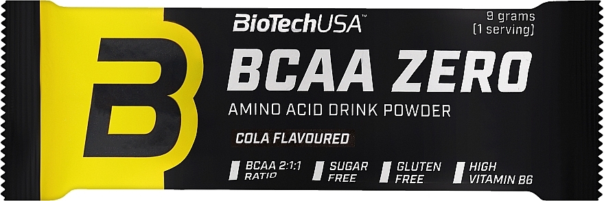 Комплекс амінокислот у порошку "Кола" - BioTechUSA BCAA Zero Cola Amino Acid Drink Powder — фото N1