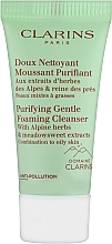 Очищающий пенящийся крем с альпийскими травами - Clarins Purifying Gentle Foaming Cleanser With Alpine Herbs (мини) — фото N1