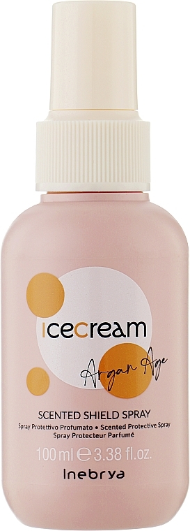 Ароматизированный защитный спрей для волос - Inebrya Ice Cream Argan Age Scented Shield Spray — фото N1
