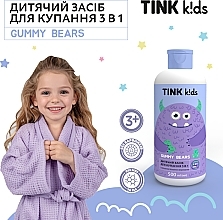 Детское средство для купания 3 в 1 "Gummy Bears" - Tink Kids — фото N4