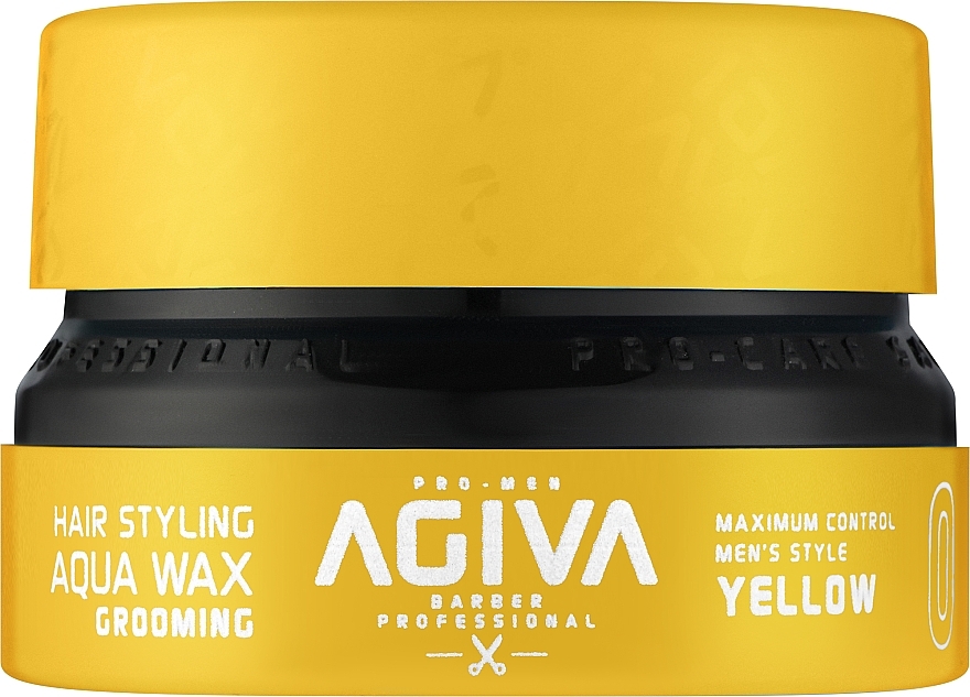 Воск для укладки волос - Agiva Styling Hair Aqua Wax Grooming Yellow 04 — фото N1