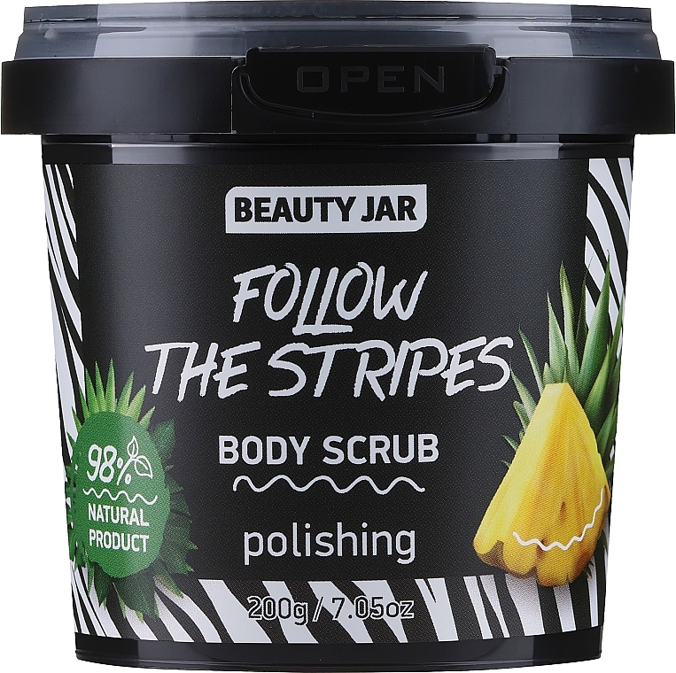 Полирующий скраб для тела - Beauty Jar Follow The Stripes Polishing Body Scrub — фото N1