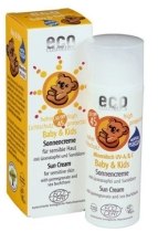 Парфумерія, косметика Дитячий водостійкий крем для засмагання SPF 45 - Eco Cosmetics Baby Sun Cream SPF 45