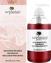 Чистое 100% органическое аргановое масло для всех типов волос - Arganiae L'oro Liquido — фото N2