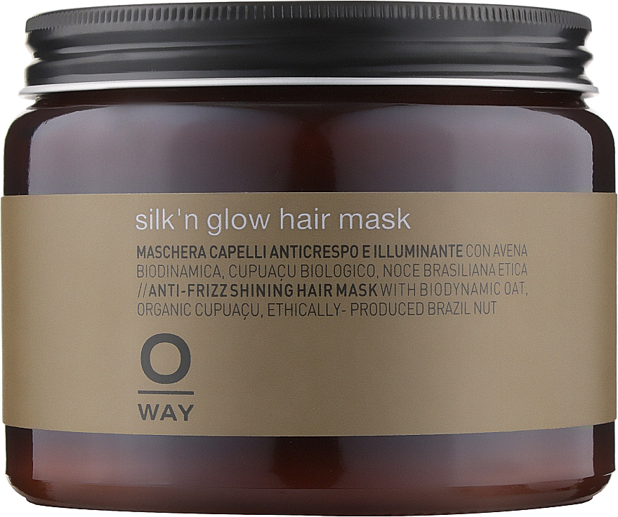 Маска для волос с анти-фриз эффектом - Oway Silk'N'Glow — фото N2