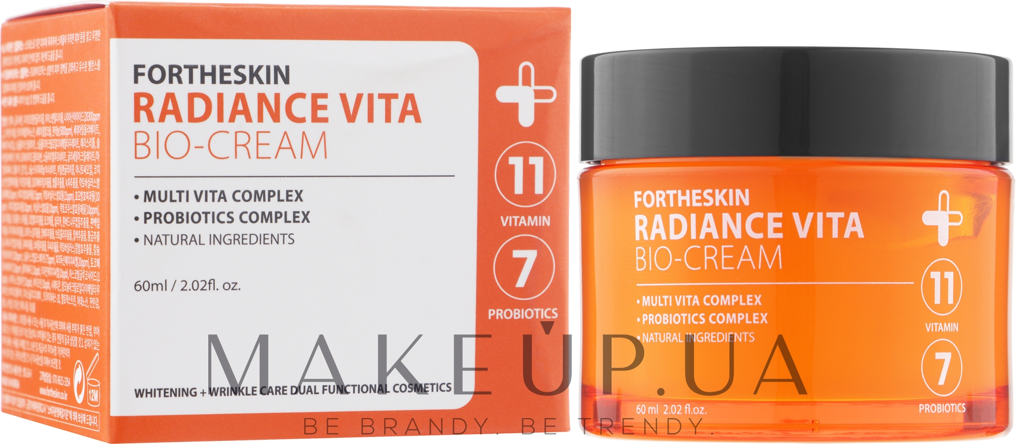 Крем з вітамінами для обличчя - Fortheskin Bio Radiance Vita Cream — фото 60ml