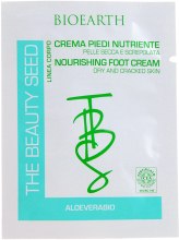 Духи, Парфюмерия, косметика Питательный крем для ног - Bioearth The Beauty Seed Foot Cream (пробник)