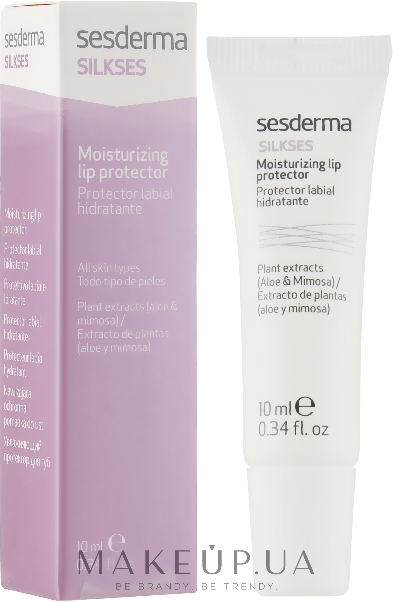 Увлажняющий и защитный крем для губ - SesDerma Laboratories Silkses Moisturizing Lip Protector — фото 10ml